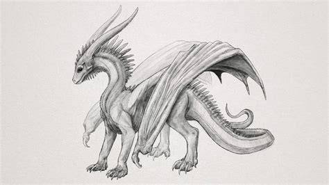 dragon drawing body