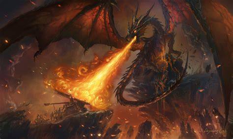 dragon drawing fire