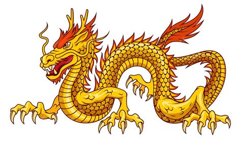 dragon drawing vector