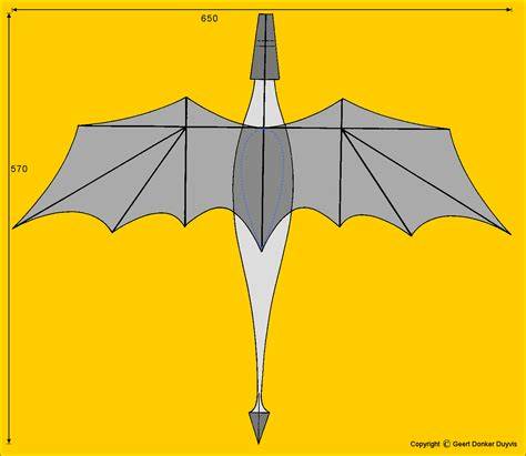 dragon kite drawing