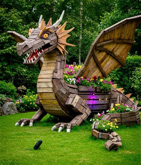 Dragon Yard Art