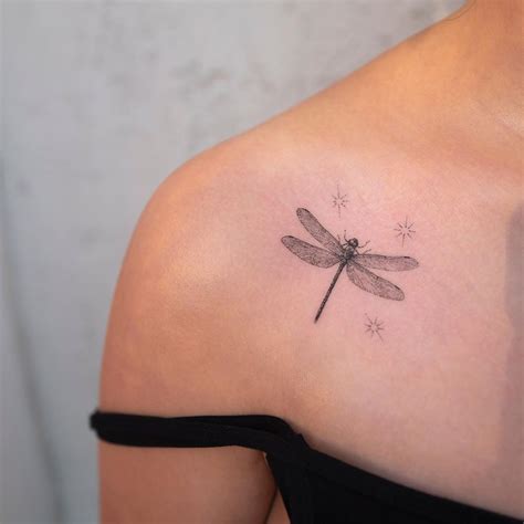 Dragonfly Tattoo With Words