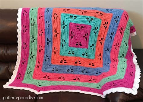 Dragonfly Crochet Blanket Pattern Free