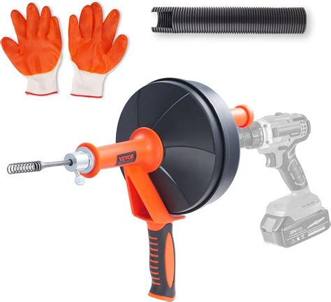 Drain Auger Attachment For Drill