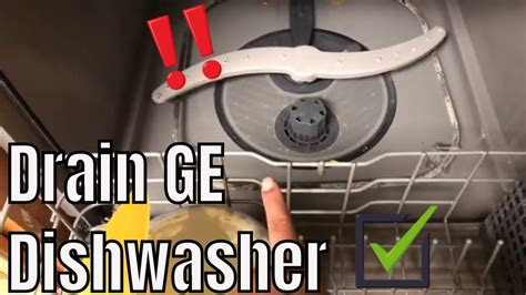 drain dishwasher ge