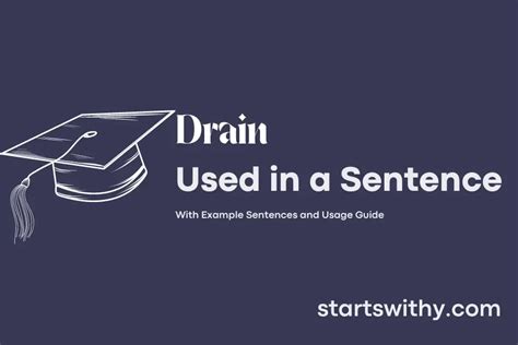 Drain Example In Sentence