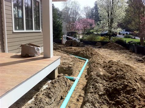 Drainage Pipe Side Of House