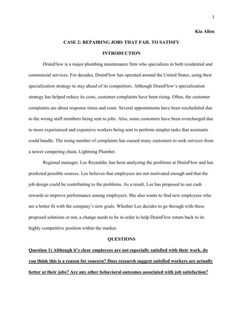 Drainflow Case Study