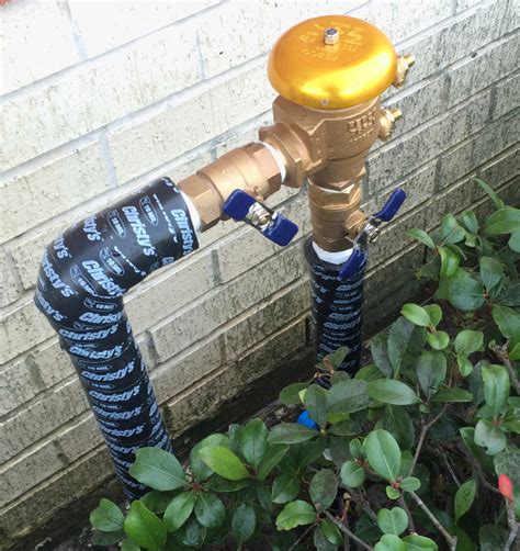 draining backflow sprinkler system