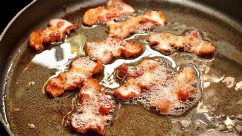 Draining Excess Oil from Vegan Bacon