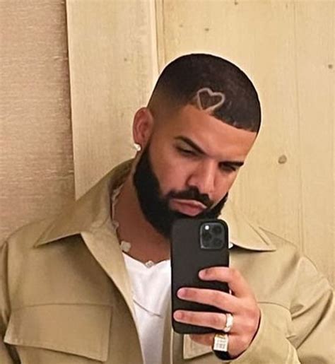 Drake Hairstyle Heart Hair Styles Creation