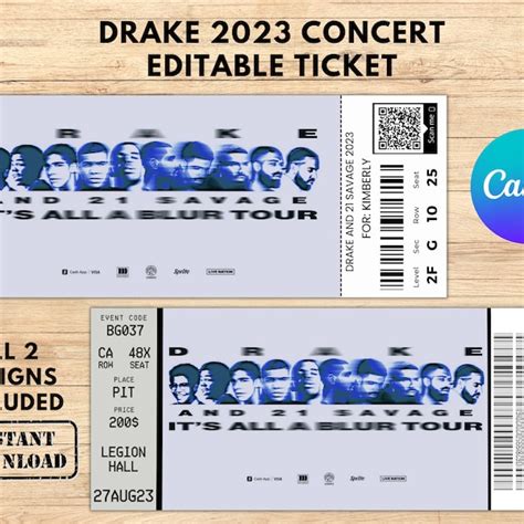 drake and 21 tickets