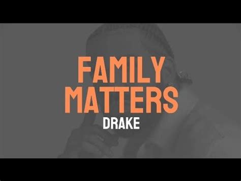 drake family matters lyrics