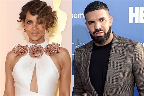 drake halle berry picture