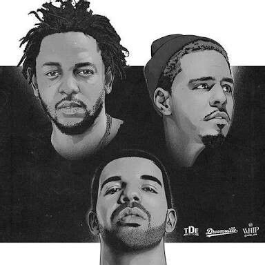 drake j cole kendrick lamar poster