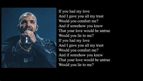 drake love song lyrics