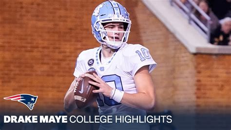 drake maye college highlights