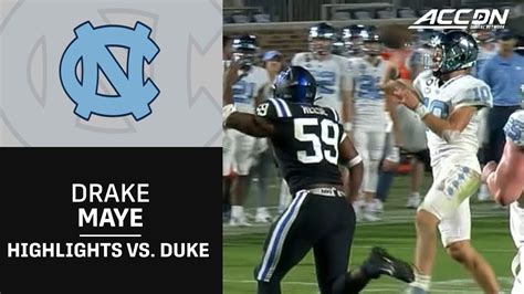 drake maye football highlights