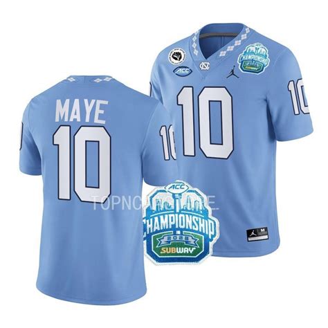 drake maye unc football jersey