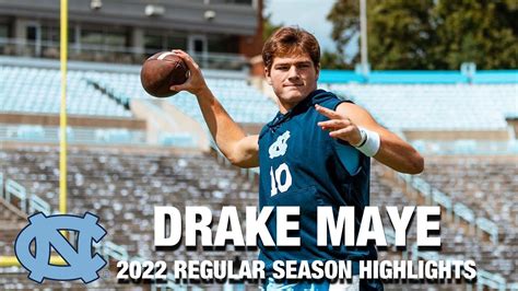 drake maye unc highlights