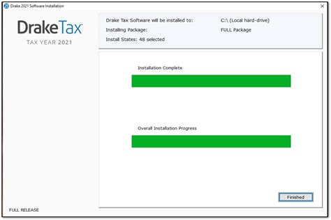 drake software install state