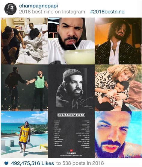 drakes most liked instagram photo