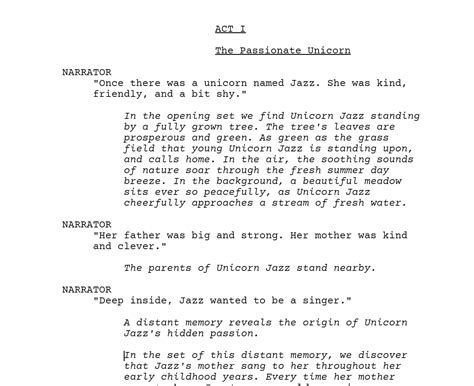 drama script example for students