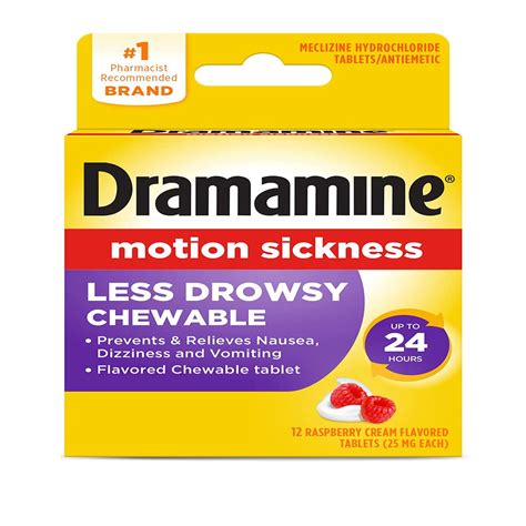 dramamine motion sickness non-drowsy tablets