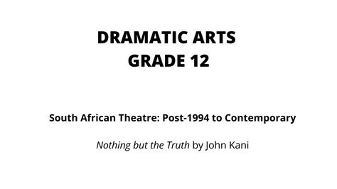 dramatic arts colleges in south africa