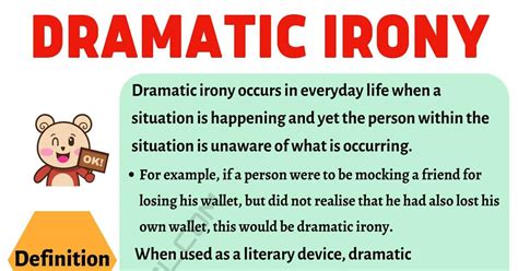 dramatic irony definition in literature