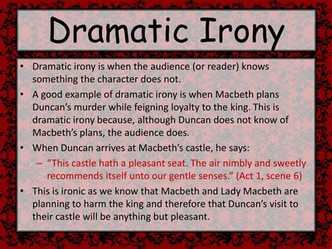 dramatic irony in macbeth