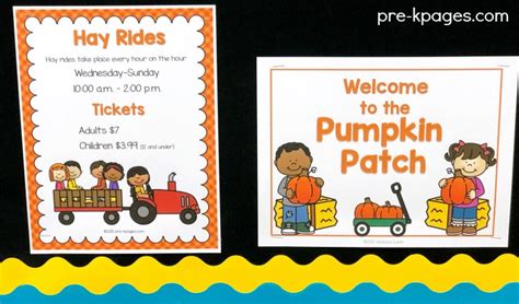 Dramatic Play Hayride Printable Ticket