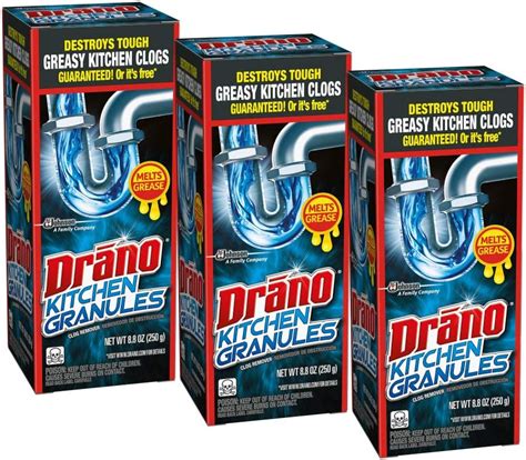 Drano Kitchen Crystals Vs Granules