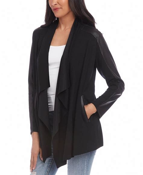 Draped Front Jacket