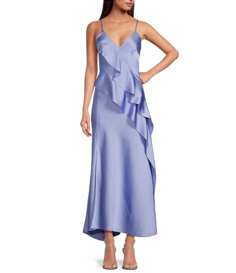 Draped Ruffle Dress