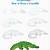 draw crocodile step by step