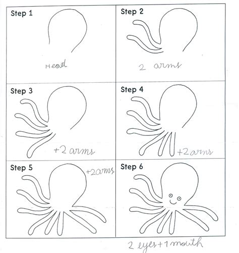 How to Draw an Octopus — Really Easy Drawing Tutorial by