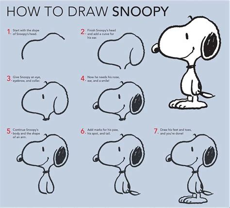 How to Draw Snoopy the Flying Ace from The Peanuts Movie