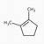 draw the structural formula of 1 2 dimethylcyclopentene