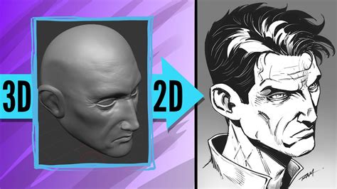  25 Idea Draw 3D Character And 3D Model It With Sketch For Kids
