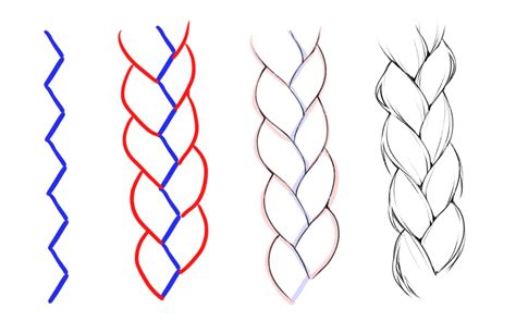 Draw A Braid Tutorial