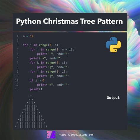 Draw A Christmas Tree In Python