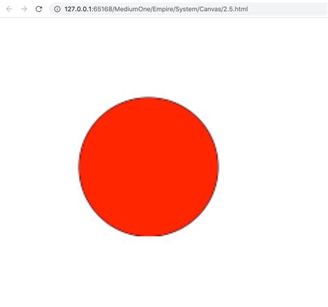 Draw A Circle Using Javascript