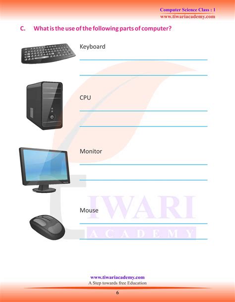 Draw A Computer For Class 1