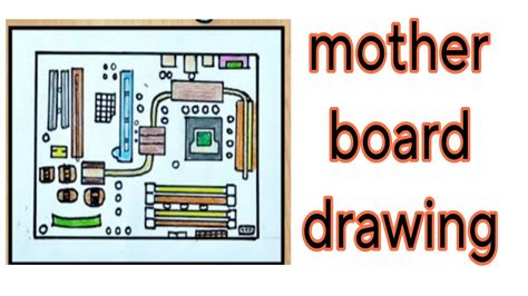 Draw A Computer Motherboard