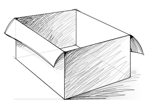 Best Draw A File Box In Sketch For Kids