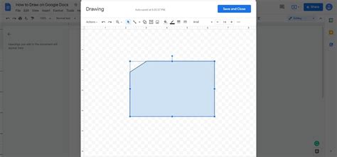 draw a shape in google docs