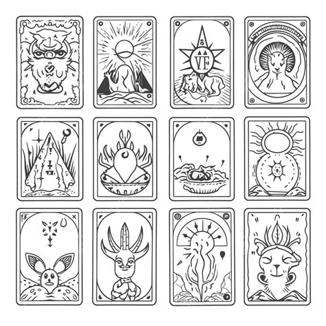 Tarot Non Conventionnel on Behance in 2020 Tarot cards art, Tarot