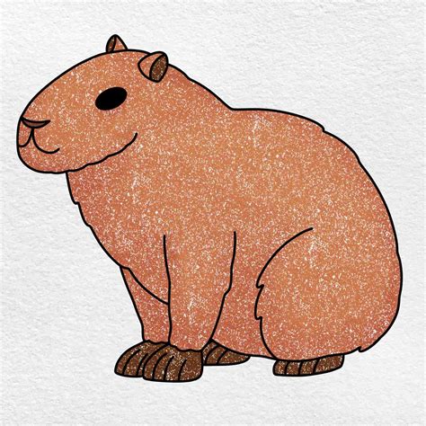 draw an image of a capybara