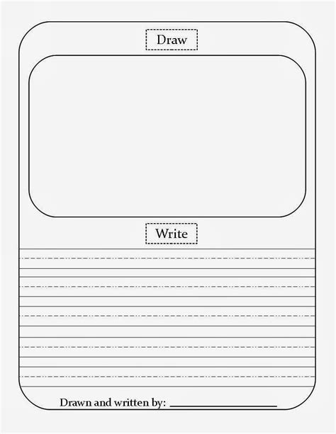 Draw And Write Page Printable